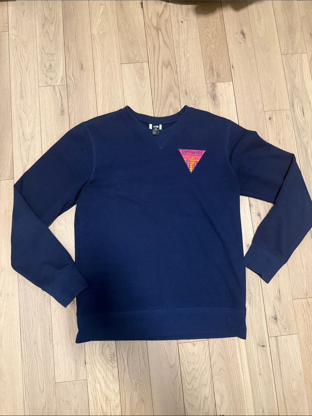Synthwave Lo-Fi Girl Patch Sweatshirt Crew Neck The North Face Size Medium